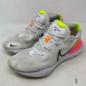 Nike Renew Run Running Sneakers White Pink Mens Size 8.5